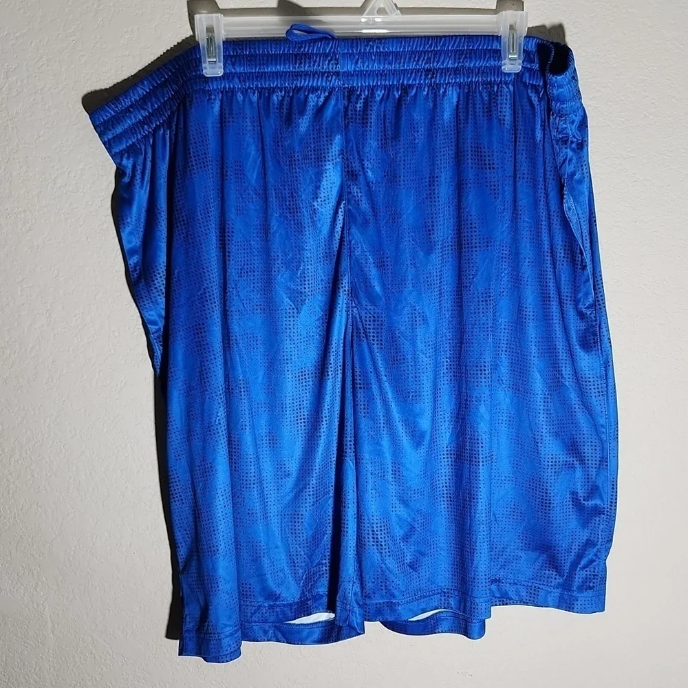 Foundry Shorts Mens Size 4XL Tall Blue Black
